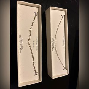 Sterling Silver Anklets. $15/each or $25/both
